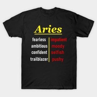 Traits of an Aries T-Shirt